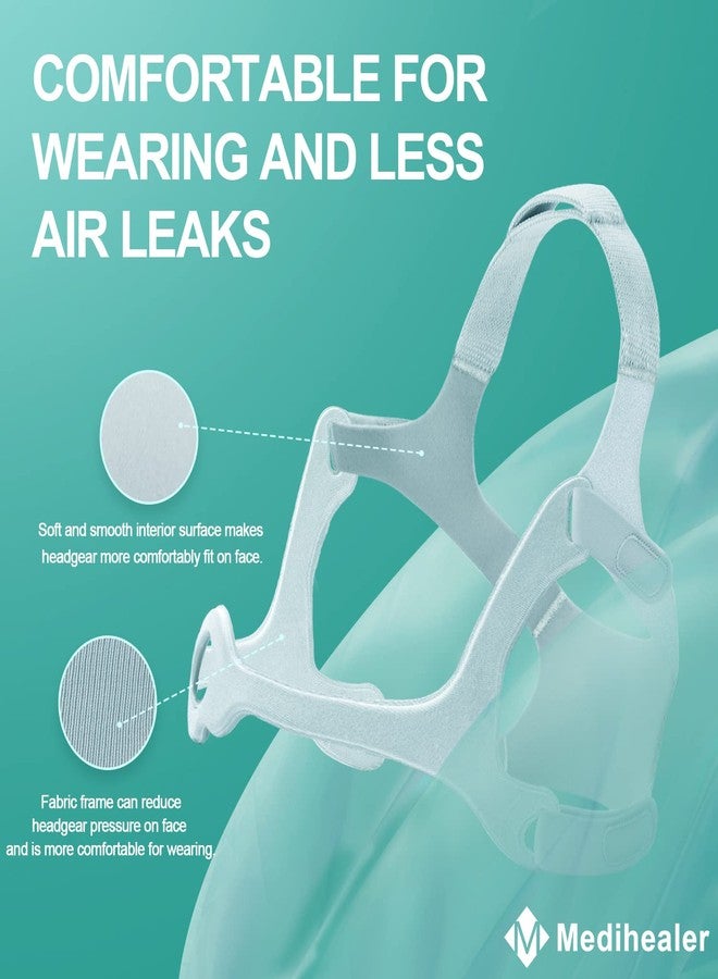 Medihealer 2PCS CPAP Headgear and Frame for WISP - Include Headgear Replacement and Fabric Frame, Snugly Fit &Effectively Reducing Air Leaks, No Clips, Great Value Supplies by Medihealer - Image 3